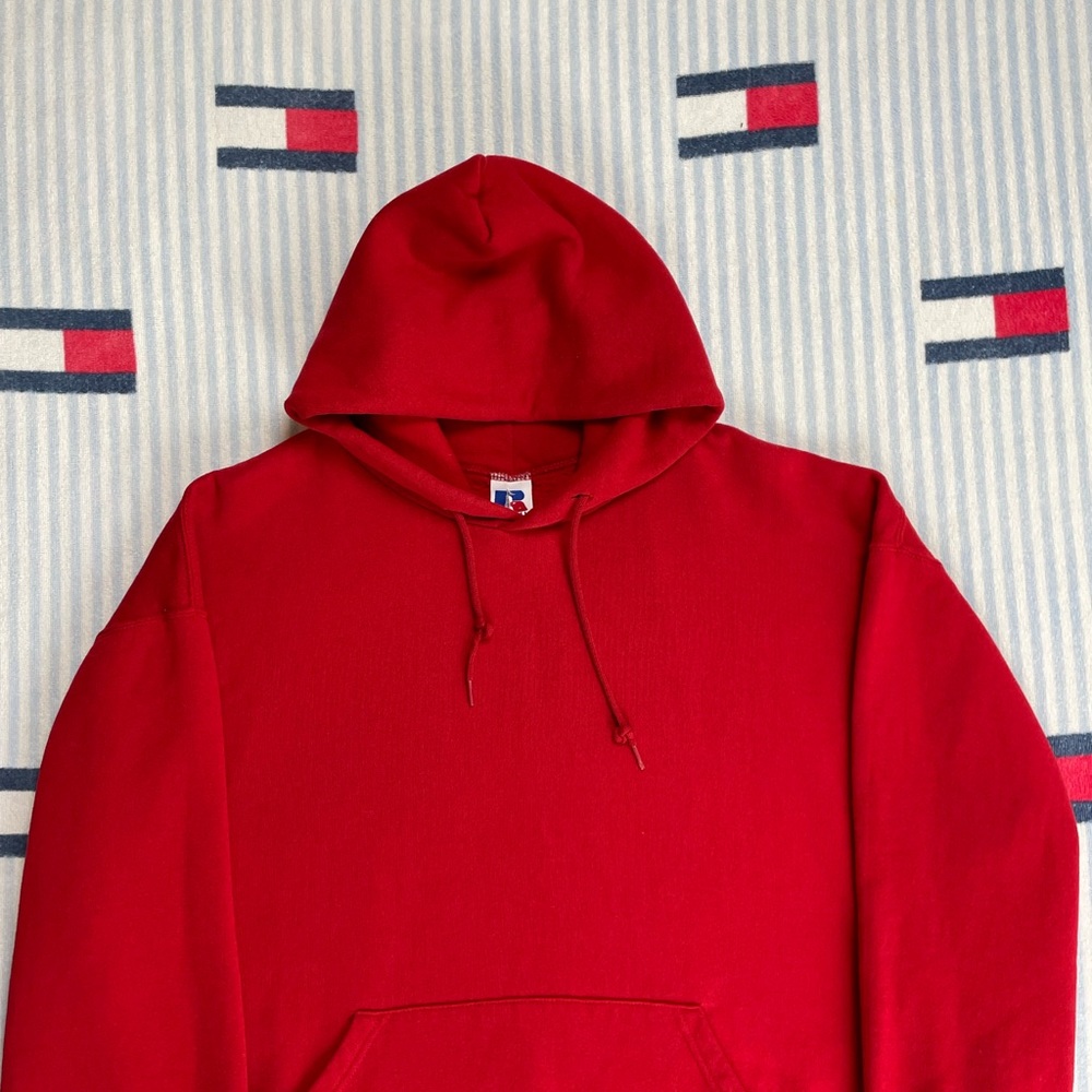Vintage Russell Athletic Hooded Sweatshirt - Picture 3 of 7